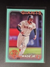 2024 Topps Update #US250 LaMonte Wade Jr. San Francisco Giants AQUA 