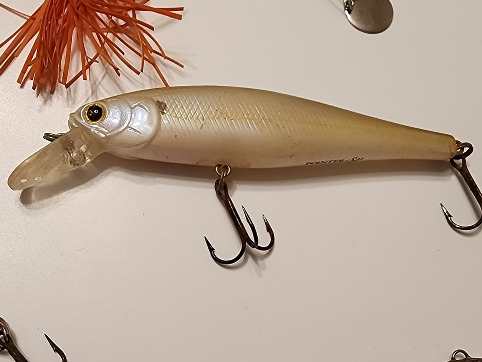 2 Leurres Vintage Herters Olson Minnows – Cuillères De Pêche Faites Au Japon, Pour Eau Douce