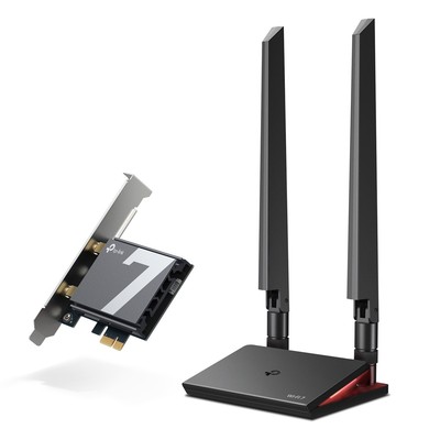 TP-Link Archer TBE550E WiFi 7 Adapter WLAN BE9300 Triband, PCI Express, Bluetoot