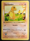 Charmander 46/102 1st Edition Base Set Shadowless WOTC - POOR Creased