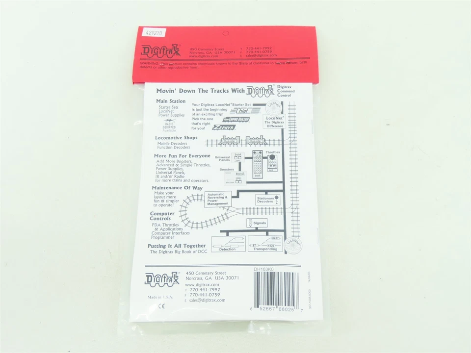 Digitrax DH163K0 DCC 1.5A Board Replacement Mobile Decoder for HO KATO Diesel - Image 4 of 4