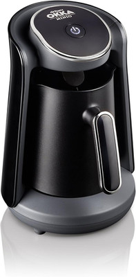 Arzum Okka Minio Automatic Turkish/Greek Coffee Machine, USA 120V Ul, Black/Silv