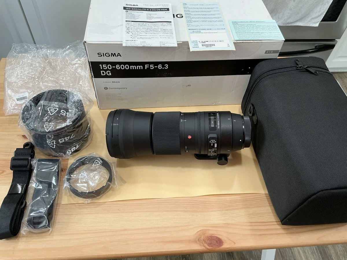 Sigma 150-600mm Canon EF Mount Camera Lenses for sale - eBay