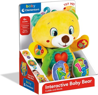 Clementoni Interaktiv Baby Bär Plüsch Stofftier