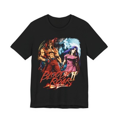 Bloody Roar 2 PS1 Arcade 90s Retro Style Unisex Jersey Short Sleeve Tee