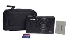 Canon PowerShot S100 12.1MP Digital Camera - Black W/ BATTERY & SD And Charger