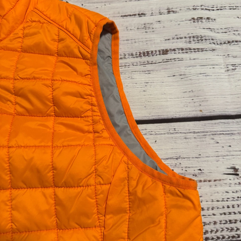 Chaleco acolchado Cutter & Buck naranja Golf Weathertec cremallera completa para hombre talla 2XL Foto 3 de 4
