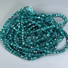 Marine Silver Metallic Pearl Czech FP Round Faceted Glass Beads 4mm 120pcs J608