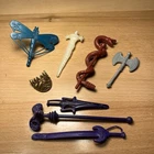 He-Man Masters of The Universe Accessories & Weapons Lot Vintage Mattel Rare!