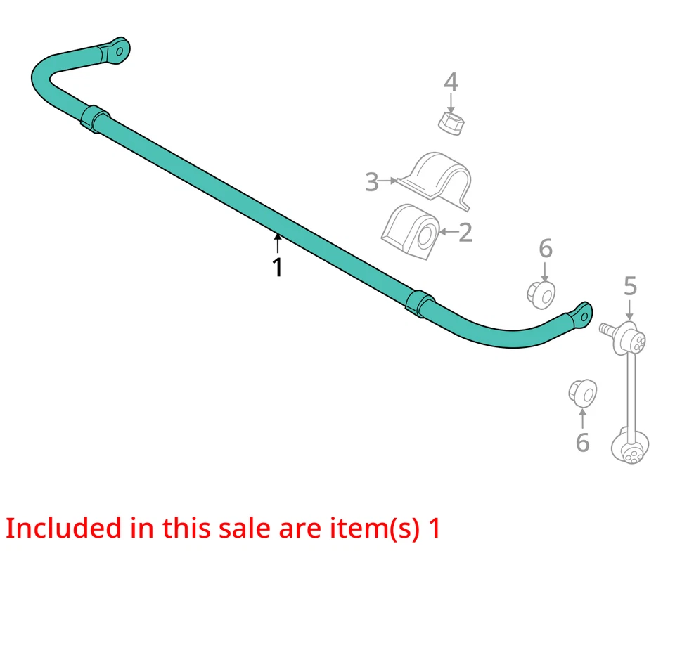 2016 Mazda 6 FWD Rear Stabilizer Bar OEM 175K Miles - LKQ411686165 - Изображение 4 из 4