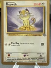 Meowth - 56/64 - Jungle Set - Gold Border US Promo - Pokemon Card LP Vintage