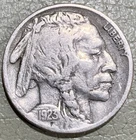 1923s Buffalo nickel, nice VF coin original surfaces but has slight obv scratch