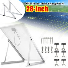 28" Solar Panel Tilt Mount Brackets Boat RV Roof Flat Surface Adjustable Frame