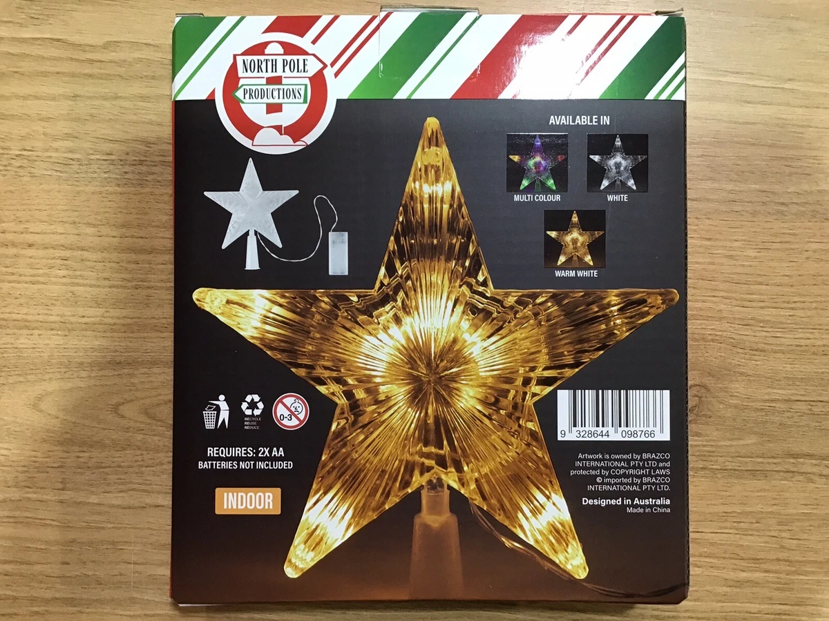 Battery operated clearance tree topper