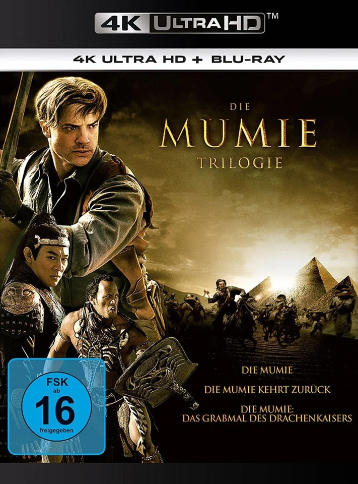 Die Mumie Trilogie (Teil 1+2+3) - 4K Ultra HD # 3-UHD+3-BLU-RAY-NEU - Bild 2 von 3