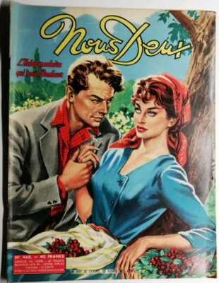 #139 Wochenzeitschrift Nous Two il est cort le temps des cirises N468 von 1956