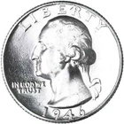 * 1946-D *Superb GEM BU MS Washington Quarter From OBW Bank Roll 90% Silver Coin