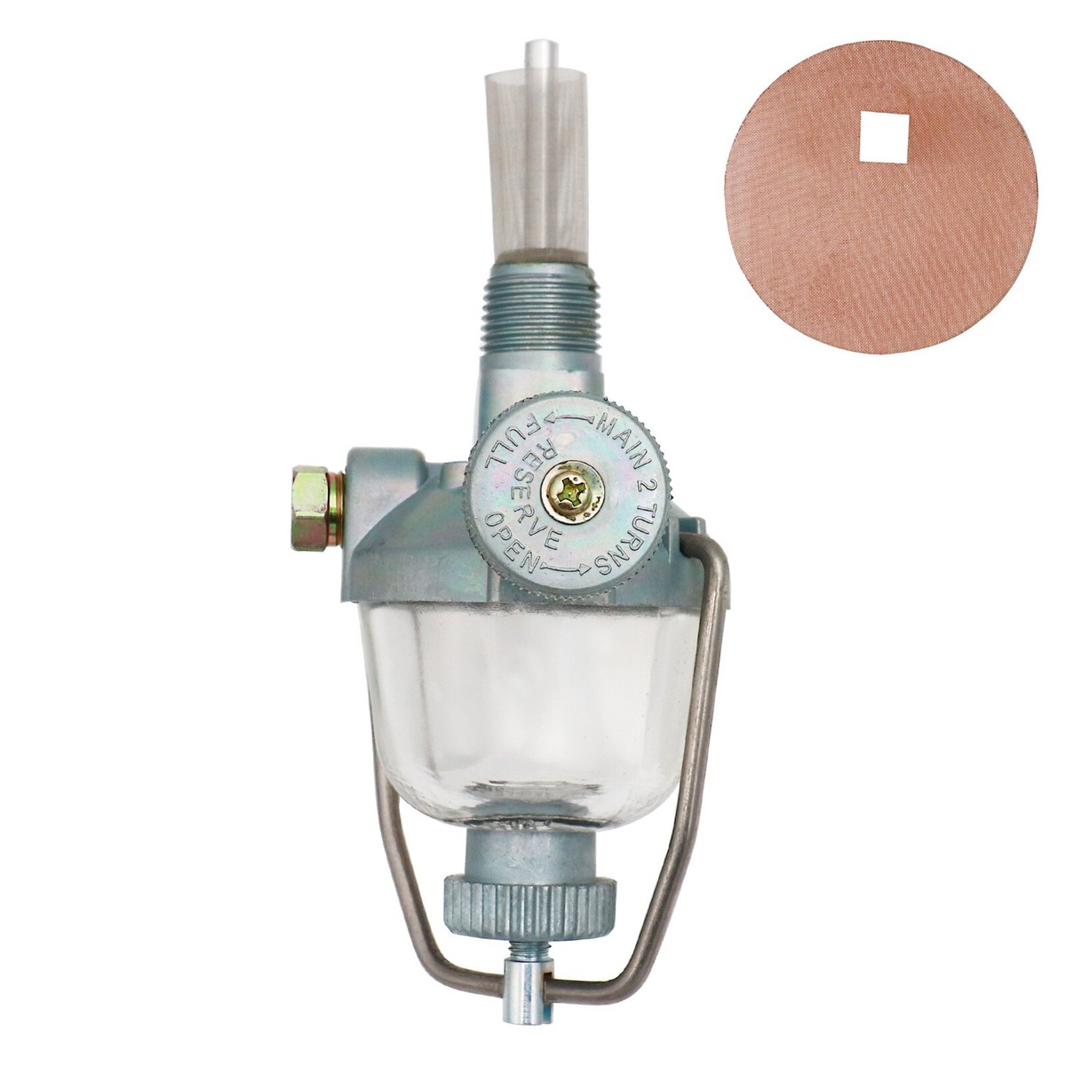 Glass Fuel Sedment Bowl 180141M1 For Ford Tractors 2N 8N 9N Jublee