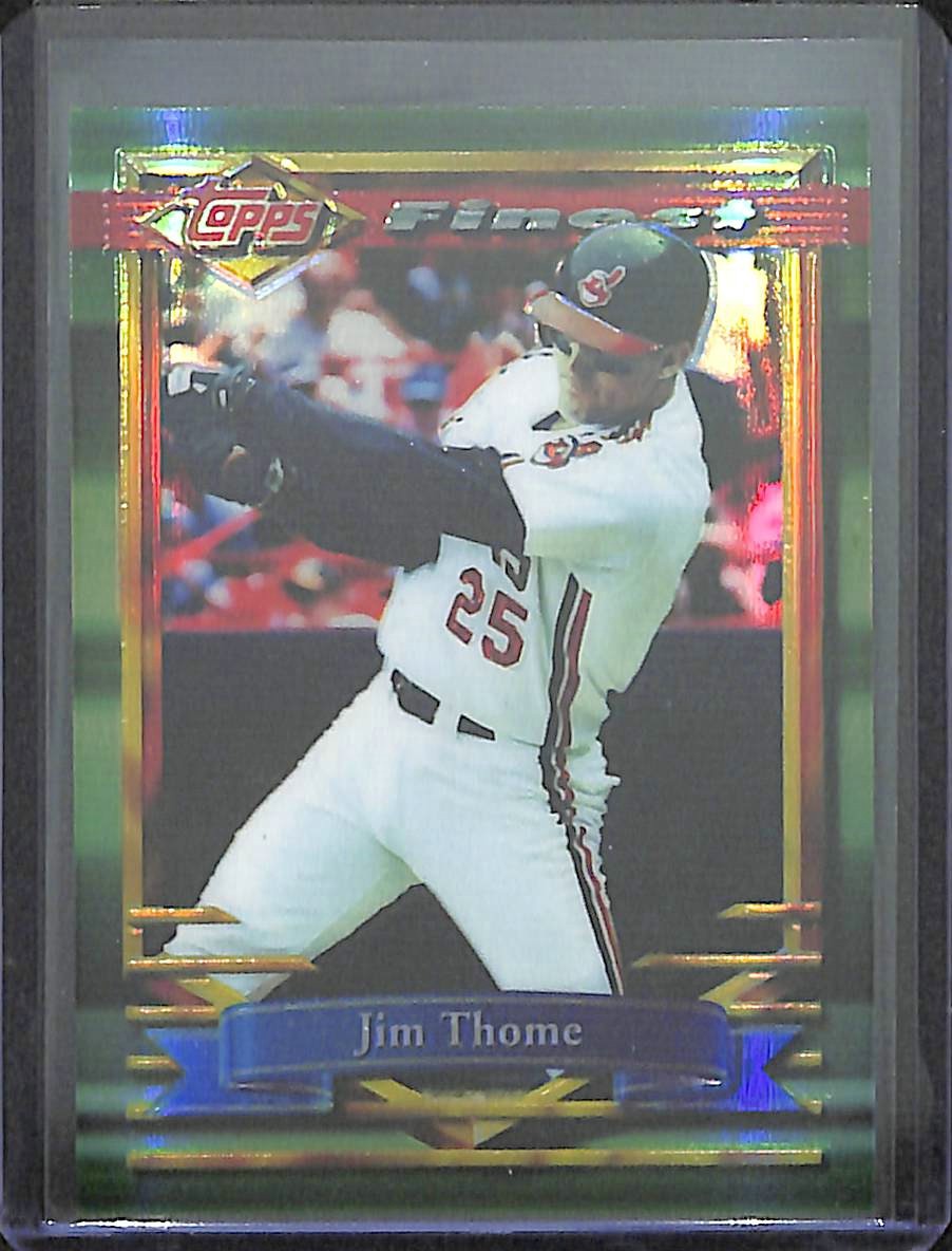 1994 Topps Finest Baseball Refractor #102 Jim Thome