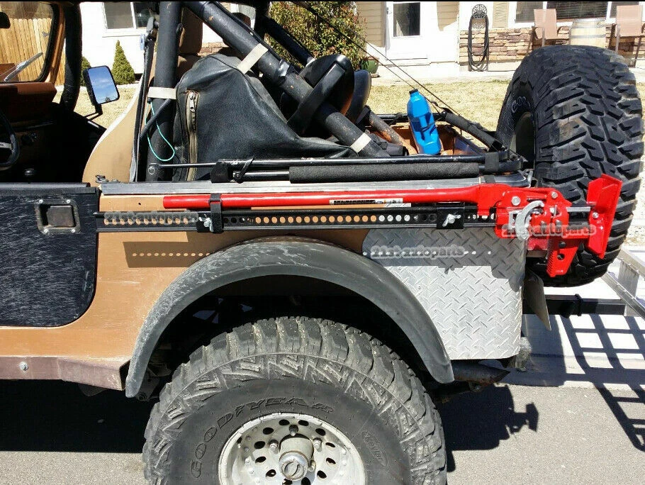 Parachoques de plataforma de camioneta Chevy Dodge Ford soporte de gato de elevación alta montaje portador Foto 3 de 4