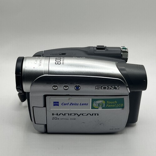Sony Handycam DCRHC28 Carl Zeiss Mini DV Camcorder Tested & Working No