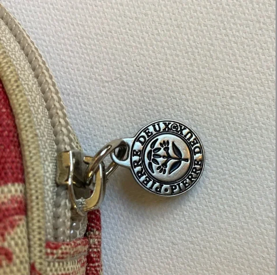 Bolso pequeño con cremallera PIERRE DEUX Vintage Paris Toile De Jouy estampado Foto 4 de 4