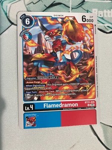 digimon flamedramon card Flamedramon Card