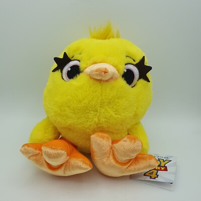 Disney Pixar Toy Story 4 Medium Plüsch Asst-Ducky gelb mit Etikett 7,5 Zoll sitzend