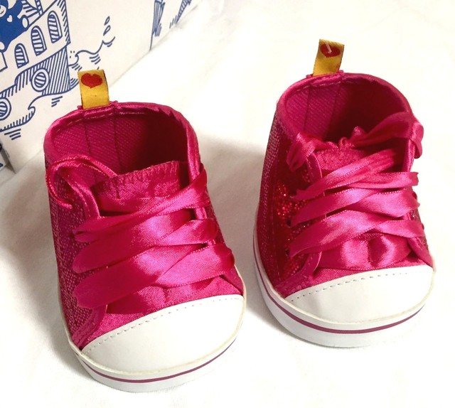 red sequin high tops