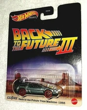 HW "BACK TO THE FUTURE III TIME MACHINE - 1955" VHTF DIECAST HOT WHEELS CAR