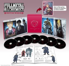 Fullmetal Alchemist Brotherhood Blu-Ray Box Set 1 2 Limited Edition AniplexUSA