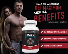 Quick Flow Male Enhancement Support All Natural Increase Stamina 60 Capsules
