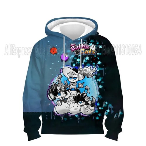 The Battle Cats Hoodies Sweatshirts Tops Children Pullovers Coats Sudadera kids - Picture 34 of 45