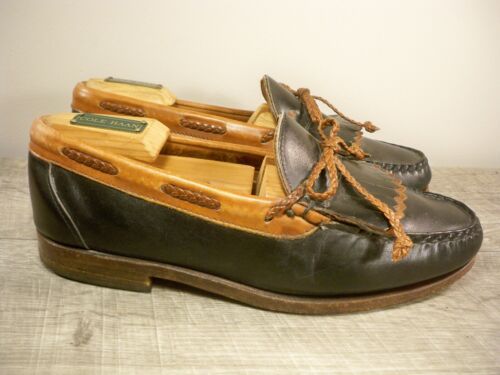 Mens Allen Edmonds Woodstock Leather Tassel Loafer Shoes Size 7.5 Wide USA Made