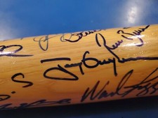 GREATS OF THE GAME Signed Bat. 1996 All STAR GAME! ONE OF A KIND! PSA AND JSA!