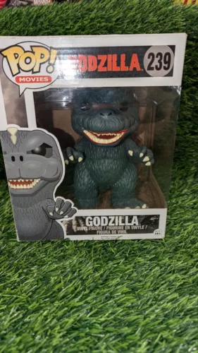 Funko Pop! Godzilla #239 Damaged Box Used READ!