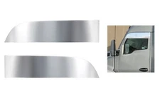Stainless 8" Chopped Window Trim for 2013+ Kenworth T680/T880 