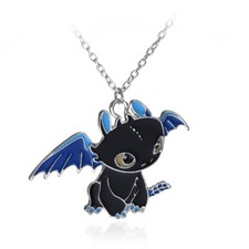 How To Train Your Dragon Toothless Night Fury Necklace