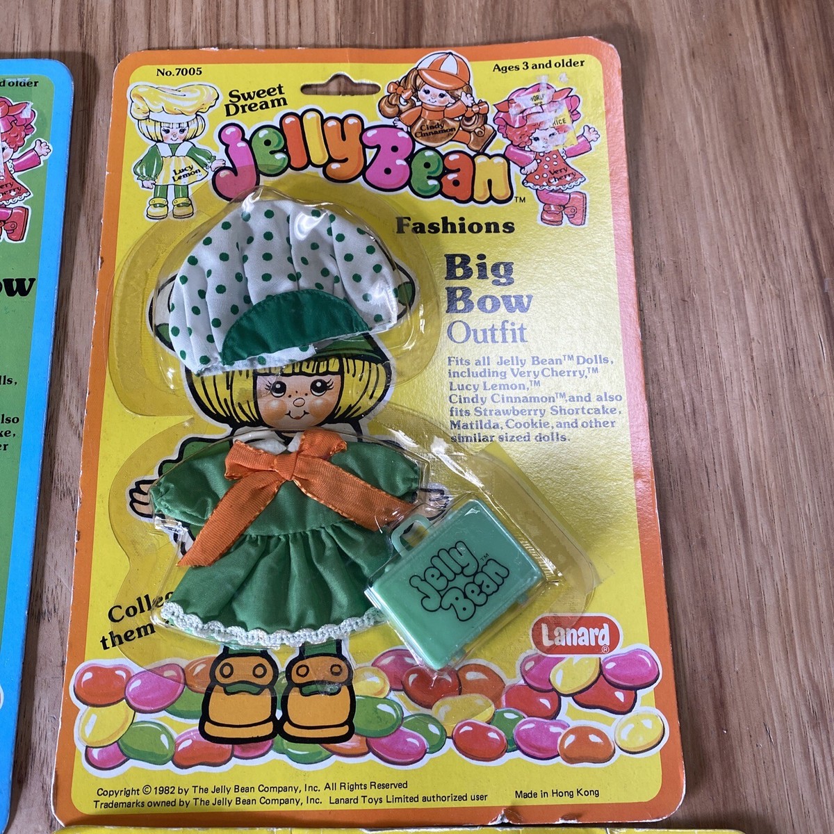 Lanard 1981 Jelly Bean Doll Lot New On Card 2x Dolls 2x Outfits | eBay