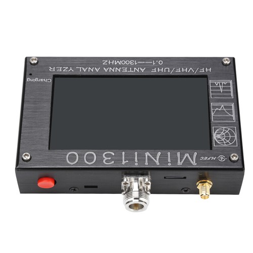 Mini1300 4.3" LCD 0.1-1300MHz HF/VHF/UHF ANT SWR Antenna Analyzer Meter Tester - Picture 5 of 6