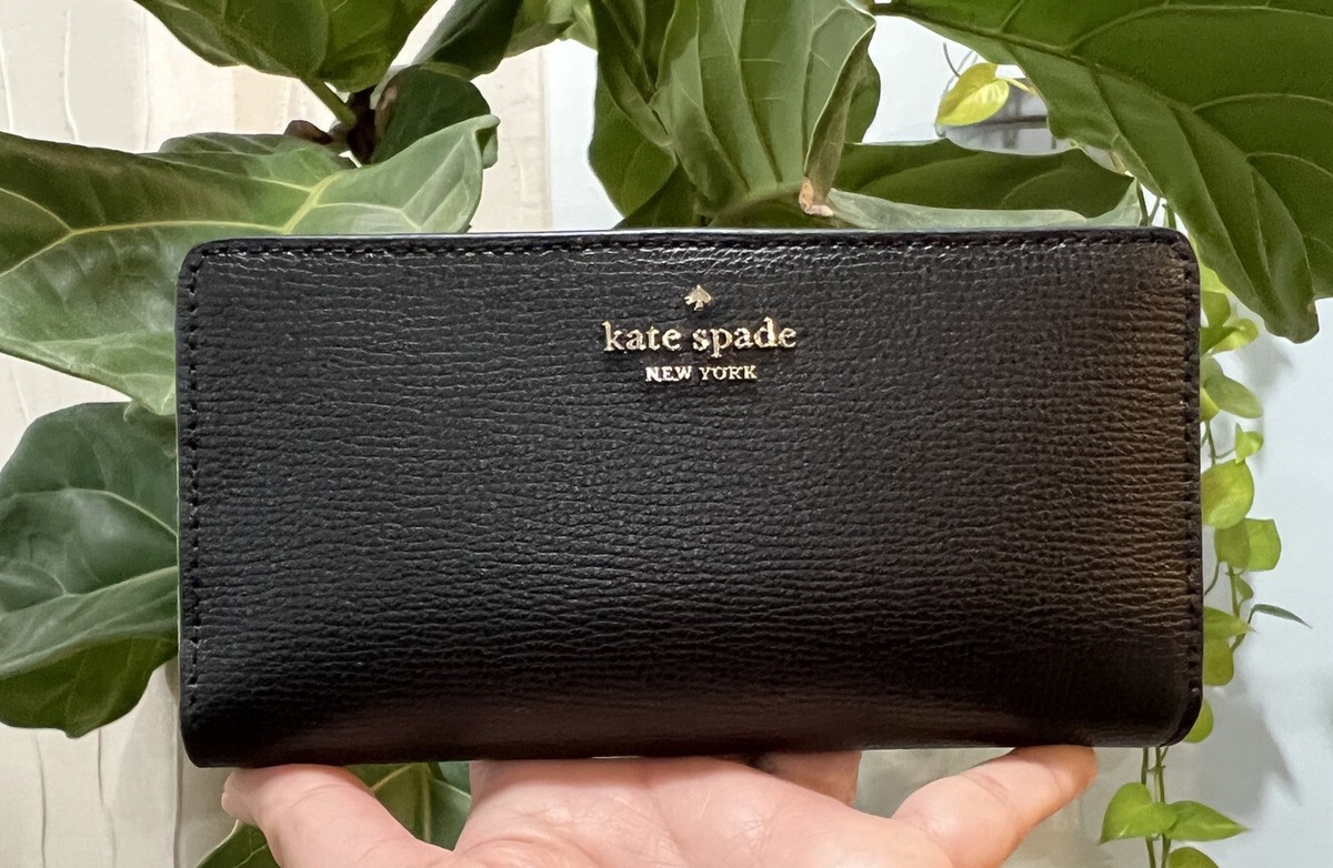 Kate Spade★人気 darcy IDウインドウ付きシンプル 長財布♪ Kate Spade Darcy Large Slim Bifold Bill Slots Wallet Grain