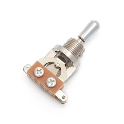 Hosco 3-Wege Gitarren-Kippschalter (Chrom)