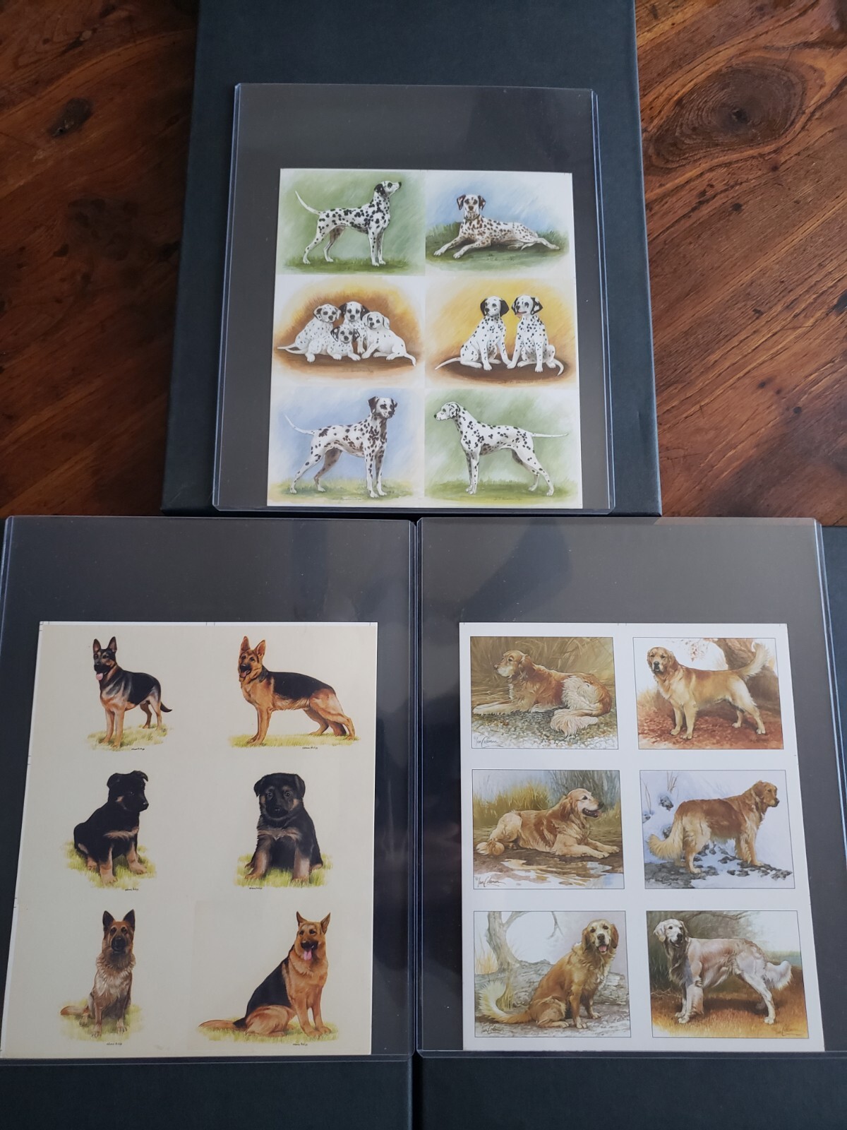1999 Dalmatians German Shepherds Golden Retrievers Imperial Dog Uncut Sheet Sets - Picture 2 of 2