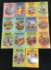 Vintage Lot Of 14 Disney's Small World Library Hardcover Books Around the World