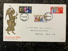 United Kingdom 1969 - Christmas FDC with stamp set Edinburgh