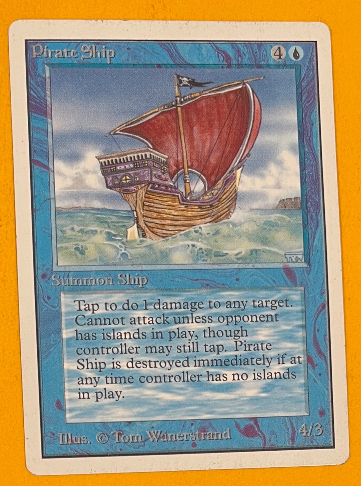 MTG PIRATE SHIP Unlimited (OldManMTG 007-326)