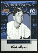 2008 Upper Deck Yankee Stadium Legacy Clete Boyer #3180 BASEBALL Yankees