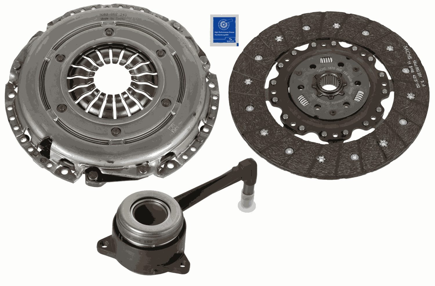 3000 990 375 SACHS Clutch Kit for AUDI,VW