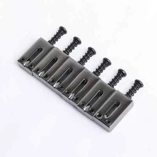 MannMade USA Bridge Saddles  - Black Nickel - 2-1/8" Spacing