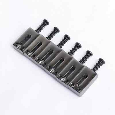 MannMade USA Bridge Saddles  - Black Nickel - 2-1/8'' Spacing